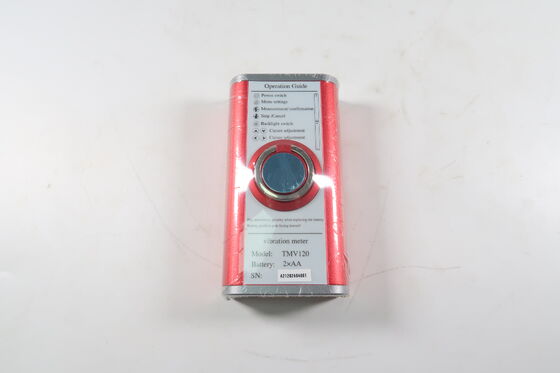 TMV120 Handheld Vibration Meter LCD With Backlight Instrument For Vibration Detection And Maintenance