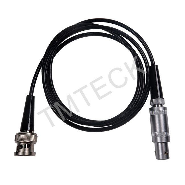 Black Lemo 1 To BNC Single Ultrasonic Transducer Cables
