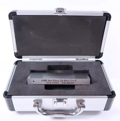 ASME 非パイピングカルブロック T=1/2 インチ ASME TYPE 1018 UT 切断波のための鋼の校正ブロック (1/2 インチ厚さ)
