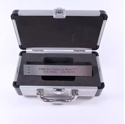 ASME 非パイピングカルブロック T=1 インチ ASME TYPE 1018 UT 切断波のための鋼の校正ブロック (1 インチ厚さ)